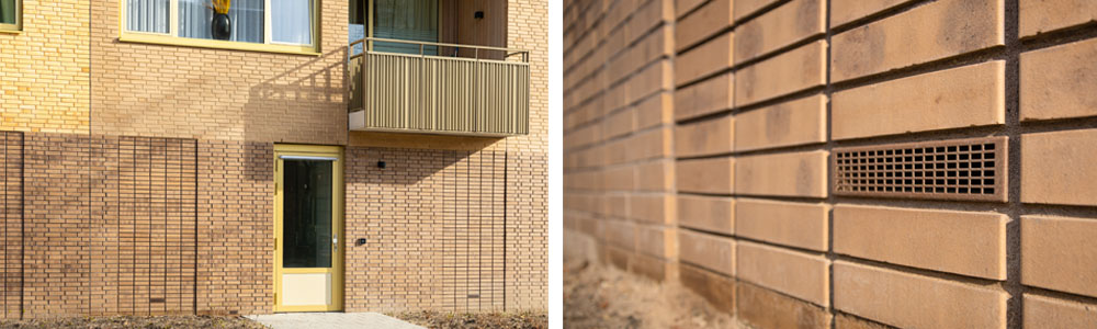 Projet Sunny Selwerd à Groningue avec des finitions de détails soignées